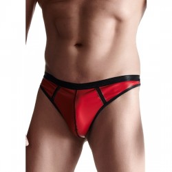 WETLOOK MENS TANGA - ROJO
