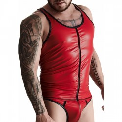 WETLOOK MENS CAMISETA SIN...