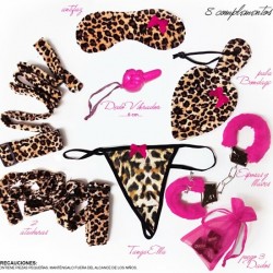 KIT ANIMAL PRINT ROSA...
